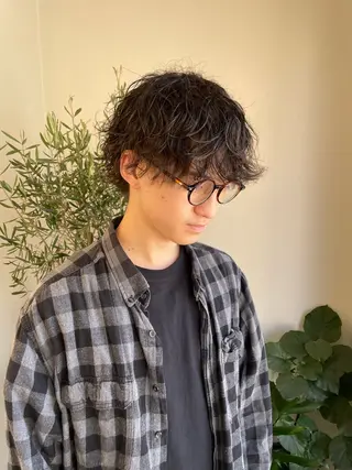 パーマ メンズ 🌱メンズ特化🌱 ニュアンス/リョウガのヘアスタイル