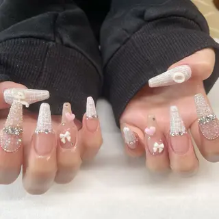 ネイル 💎🐰 saki. m 🐰💎のネイルデザイン