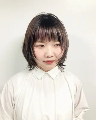 ショート fumikaブリーチ /ウルフのヘアスタイル