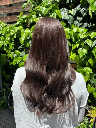 ロング 🤍Nozomi/ オリーブカラー🌿のヘアスタイル