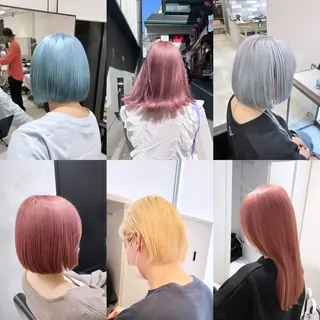 カラー 🔷ダブルカラーハイ トーン🔷櫻井走のヘアスタイル