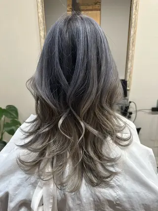 セミロング カラー kaminote所属・福西晃希 【艶髪・髪質改善】のヘアスタイル