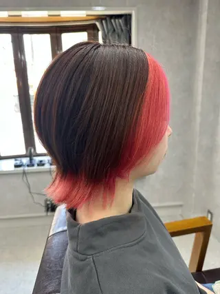 ミディアム カラー Lien 深井店のヘアスタイル