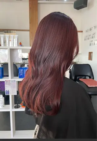 ロング カラー 衣笠 麻奈のヘアスタイル