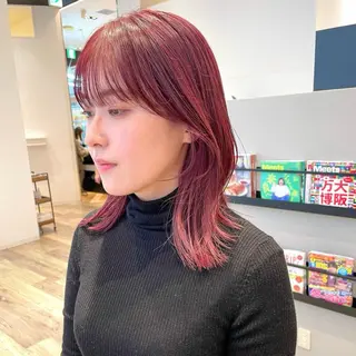 ミディアム カラー 🌐k-two天王寺 フウカ🌐のヘアスタイル