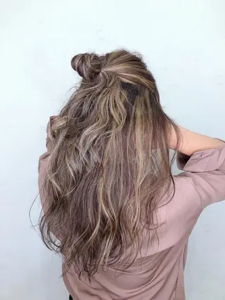 ロング 太白区白髪ぼかし/ ボブカット/千葉達人のヘアスタイル