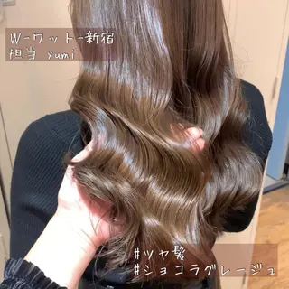 ロング 新宿駅近♡友達とOK 🦋W -ワット -のヘアスタイル
