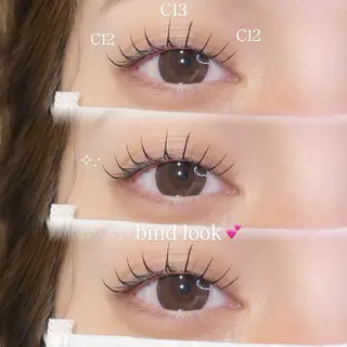 マツエク・マツパ Maison de Eye所属・CreBiA🤍 小栗ななかのマツエク・マツパデザイン