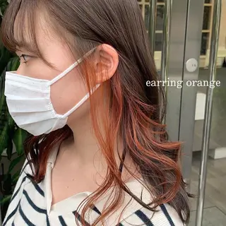 ロング カラー 🌈re-room EIKI🇰🇷のヘアスタイル