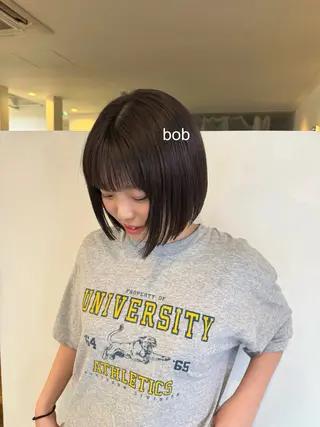 ショート 長田 唯のヘアスタイル