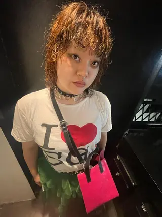 ミディアム パーマ スパイラルパーマ 🌐hina⭐️のヘアスタイル