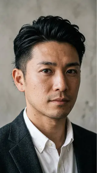 ショート メンズ 🔮メンズ縮毛矯正 毛流れパーマ💎竹永のヘアスタイル