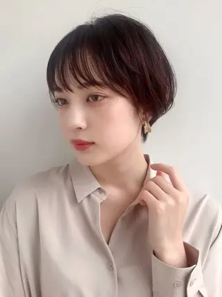 ショート カラー 柔らか質感/髪質改善 ⚡️Ren⚡のヘアスタイル