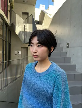 ショート ヘアアレンジ ROBBY所属・松井美樹/似合わせ ガーリー・韓国のヘアスタイル