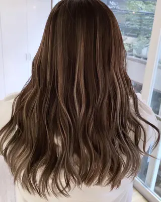 ロング カラー ヘアアレンジ 久米 治仁のヘアスタイル