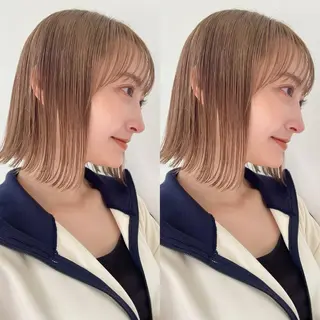 カラー ユズキ/似合わせ カット♡透明感カラーのヘアスタイル