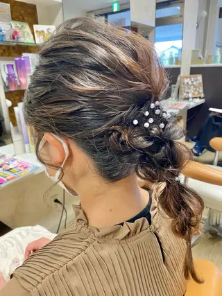 ヘアアレンジ MIMI RUSH 安城 jubilee店所属・鍋田 彩歌のマツエク・マツパデザイン