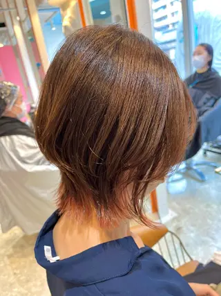 ショート カラー うしだ かおるのヘアスタイル