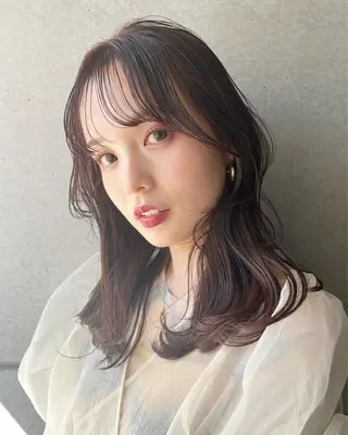 セミロング channel所属・Natsumi ❤︎のヘアスタイル