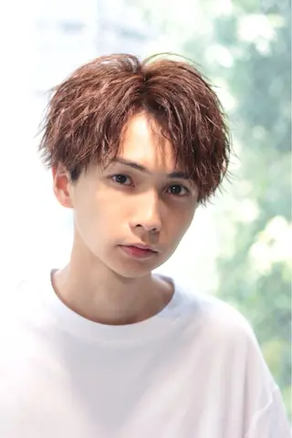 ショート パーマ メンズ 【メンズサロン】 BLUCK 横浜のヘアスタイル