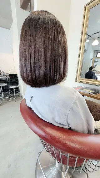 ミディアム カラー オーナースタイリスト 佐藤のヘアスタイル