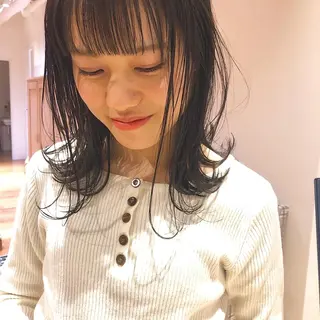 ミディアム カラー 美容室Violet所属・伊藤 ひかりのヘアスタイル