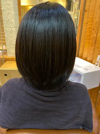 ミディアム カラー パーマ ヘアアレンジ メンズ キッズ マツエク・マツパ emu所属・🌈髪質改善・美髪矯 正・平野瀬乃🌈のヘアスタイル