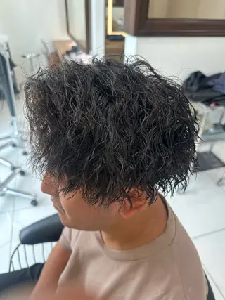 メンズ 白髪ぼかし/白髪 メッシュ/ゆうとのヘアスタイル