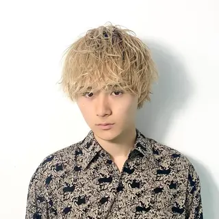 カラー メンズ 柏メンズカットパーマ NO.1タイチのヘアスタイル