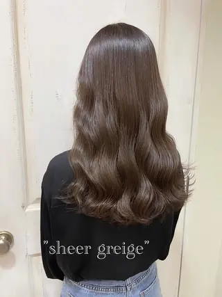 ロング カラー パーマ ヘアアレンジ Zina福岡天神店 艶髪/レイヤー/小顔のヘアスタイル