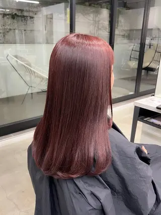 ロング カラー ブリーチなしカラー 🤍　Mihanaのヘアスタイル