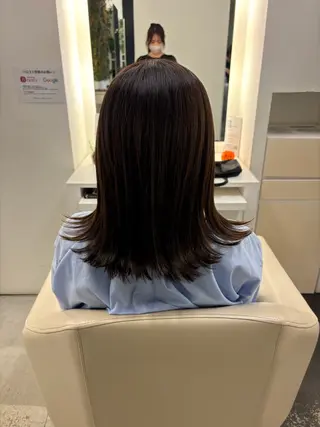 ミディアム カラー 田村 匡世のヘアスタイル