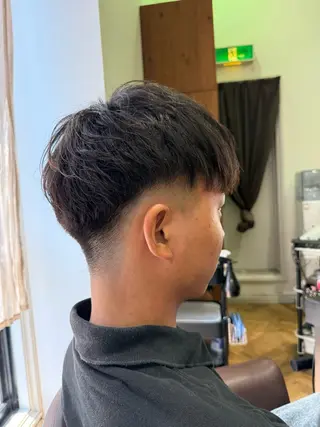 ショート メンズ 溝口 槙里也のヘアスタイル