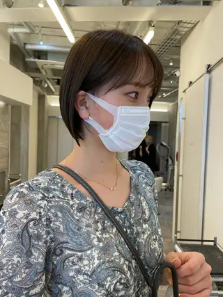 ショート カラー ヘアアレンジ 🍃柔らかヘアー田中 瑞希🍃のヘアスタイル