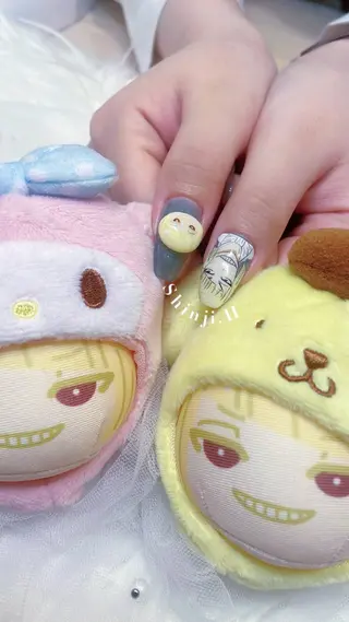 ネイル GO TODAY SHAiRE SALON原宿 Liber所属・️🫧もこ 艶感ネイル🫧のネイルデザイン