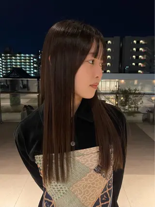 ロング 園田 渉 ◤SHIKIO◢のヘアスタイル