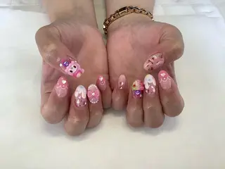 ネイル 💎🐰 saki. m 🐰💎のネイルデザイン