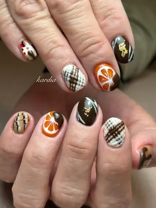 ネイル καρδιά -ｶﾙﾃﾞｨｱ-のネイルデザイン