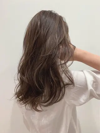 ロング カラー ヘアアレンジ クリスタルマジック hair &　eyeのヘアスタイル