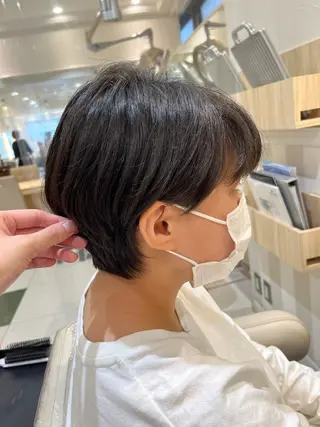ショート 田中 瑞妃のヘアスタイル