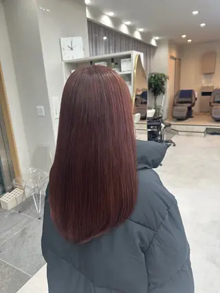 ロング カラー Aura所属・丸山 心 / 艶カラーのヘアスタイル