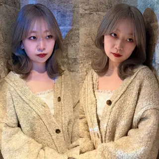 ミディアム カラー mai / linoah˚✧のヘアスタイル