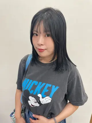 ミディアム カラー パーマ ヘアアレンジ メンズ tatsumi/ボブ ウルフ/レイヤーのヘアスタイル