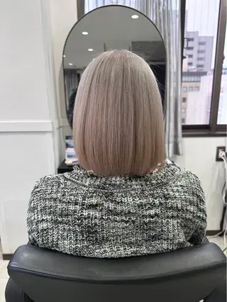 ミディアム カラー 平田 勝也のヘアスタイル