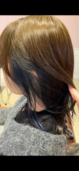 カラー レイヤー/透明感/髪 質改善/メンズ/佐藤のヘアスタイル