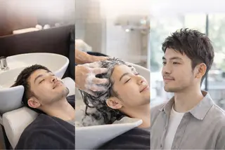 メンズ 永田虹輝 ド色気パーマのヘアスタイル