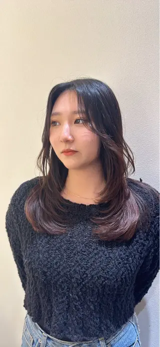 ロング 銀座/ハイトーン ミツイハルトのヘアスタイル