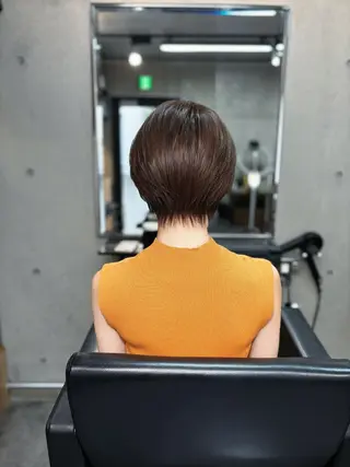 ショート カラー パーマ ショートボブ縮毛矯正 髪質改善のプロ山道潤のヘアスタイル