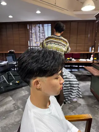 ショート パーマ メンズ growth天神店【グロウ】所属・growth MIKIYAのヘアスタイル