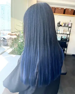 ロング カラー JIL BLAN 京都所属・RU RIのヘアスタイル